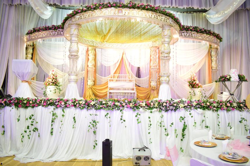 Indian wedding set design decor Durban A.S.K. Decor and Caterers
